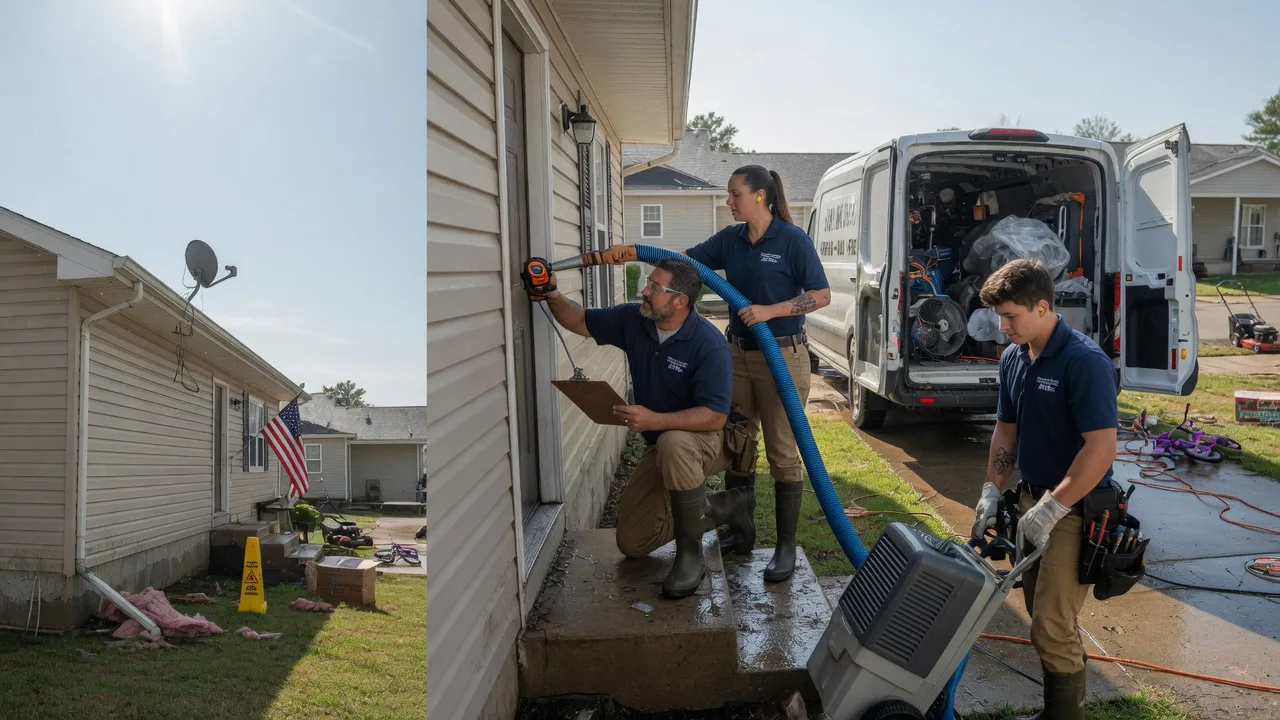 Ceiling Water Damage Restoration in Agency, MO near me